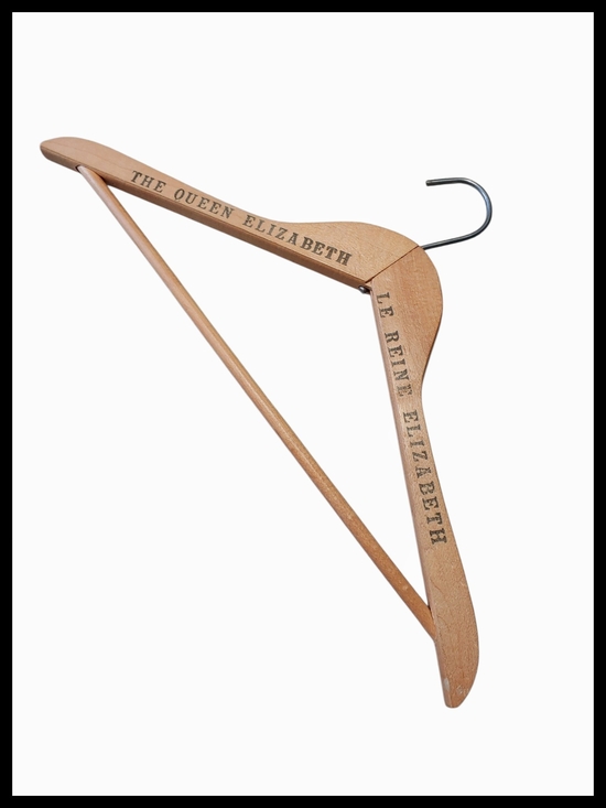 Other - Vintage Wooden Hotel Hanger - The Queen Elizabeth / Le Reine Elizabeth Montreal